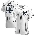 Men's No.99 Aaron Judge New York Yankees White Authentic Home Jersey